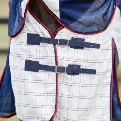 2023 Weatherbeeta Breeze With Surcingle IV Combo Neck 10183790 - White / Navy / Red Colour White / Navy / Red -Equestrian Sports Store 6035 202320Weatherbeeta20Breeze20Fly20Rug2020Free20Fly20Mask20Bundle20WFRFM120 20White2020Navy2033.700x700