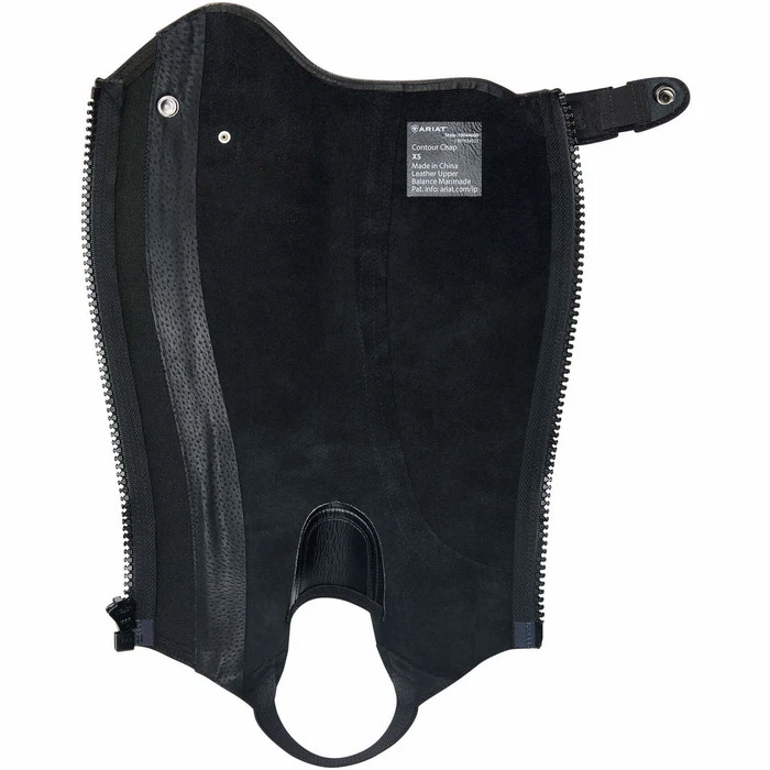 2023 Ariat Heritage Contour Half Chap 10044599 - Black Colour Black 2 2023 Ariat Heritage Contour Half Chap 10044599 - Black Colour Black - Image 2