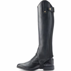 2023 Ariat Heritage Contour Half Chap 10044599 - Black Colour Black 7 2023 Ariat Heritage Contour Half Chap 10044599 - Black Colour Black -Equestrian Sports Store 6073 10044600 side.700x700