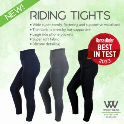 2023 Woof Wear Womens Original Knee Patch Riding Tights WA0010 - Slate -Equestrian Sports Store 6189 Riding20Tights20banner20 20Square.700x700