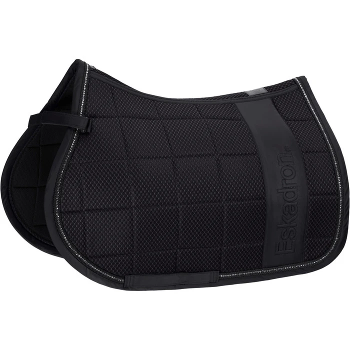 2023 Eskadron Big Square Crystal Mesh Saddle Pad & Softslate Evo-Wool Brushing Boots 212487555087 - Deep Grey 4 2023 Eskadron Big Square Crystal Mesh Saddle Pad & Softslate Evo-Wool Brushing Boots 212487555087 - Deep Grey - Image 4