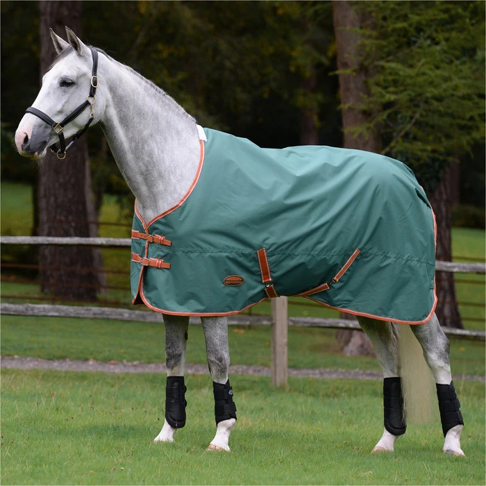 2023 Weatherbeeta Comfitec Tyro Combo Neck Medium Turnout Rug 1021798 - Green / Burnt Orange / White 3 2023 Weatherbeeta Comfitec Tyro Combo Neck Medium Turnout Rug 1021798 - Green / Burnt Orange / White - Image 3