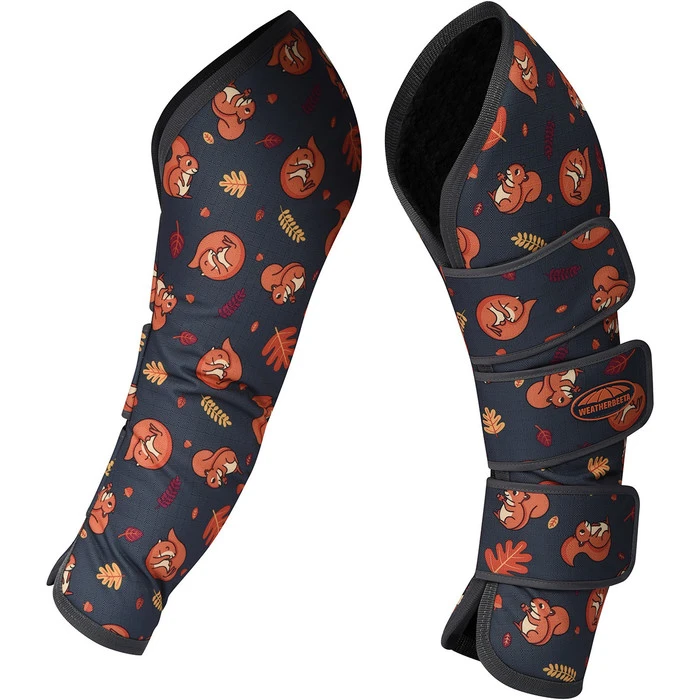 2023 Weatherbeeta 1200D Wide Tab Long Travel Boots 10055030 - Squirrel Print 2 2023 Weatherbeeta 1200D Wide Tab Long Travel Boots 10055030 - Squirrel Print - Image 2