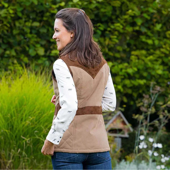 2023 Baleno Womens Maree Gilet 958BB8L0 - Camel 3 2023 Baleno Womens Maree Gilet 958BB8L0 - Camel - Image 3