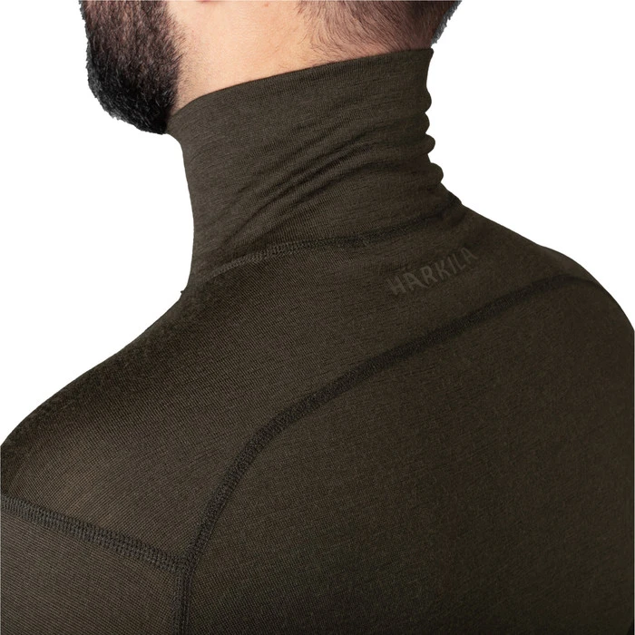 2023 Harkila Mens Base All Season Half Zip Top 2001060 - Shadow Brown 4 2023 Harkila Mens Base All Season Half Zip Top 2001060 - Shadow Brown - Image 4