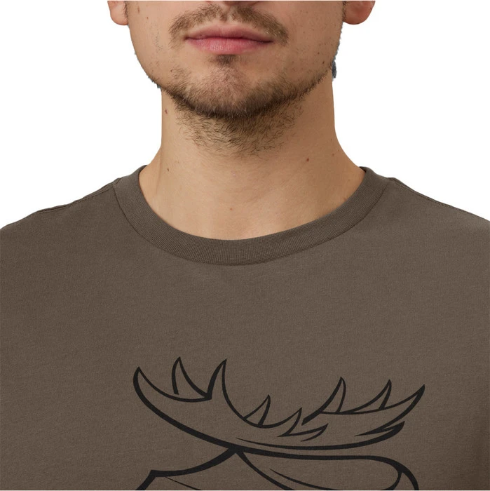 2023 Harkila Mens Graphic T-Shirt 2 Pack 1601049 - Brown Granite / Phantom 4 2023 Harkila Mens Graphic T-Shirt 2 Pack 1601049 - Brown Granite / Phantom - Image 4