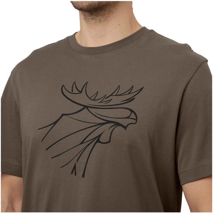 2023 Harkila Mens Graphic T-Shirt 2 Pack 1601049 - Brown Granite / Phantom 3 2023 Harkila Mens Graphic T-Shirt 2 Pack 1601049 - Brown Granite / Phantom - Image 3