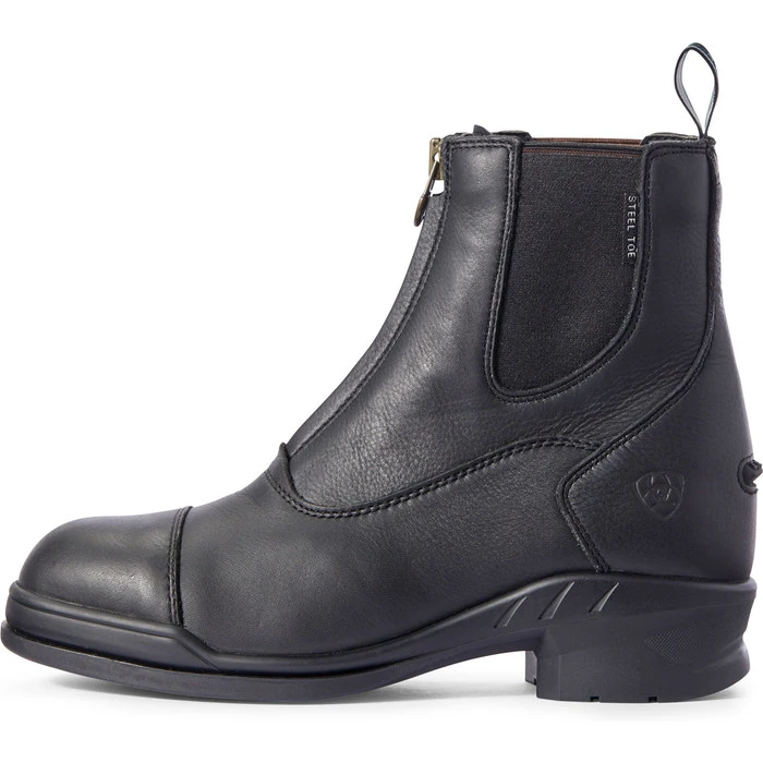 Ariat Womens Heritage IV Zipped Steel Toe Boots 10031421 - Black 2 Ariat Womens Heritage IV Zipped Steel Toe Boots 10031421 - Black - Image 2