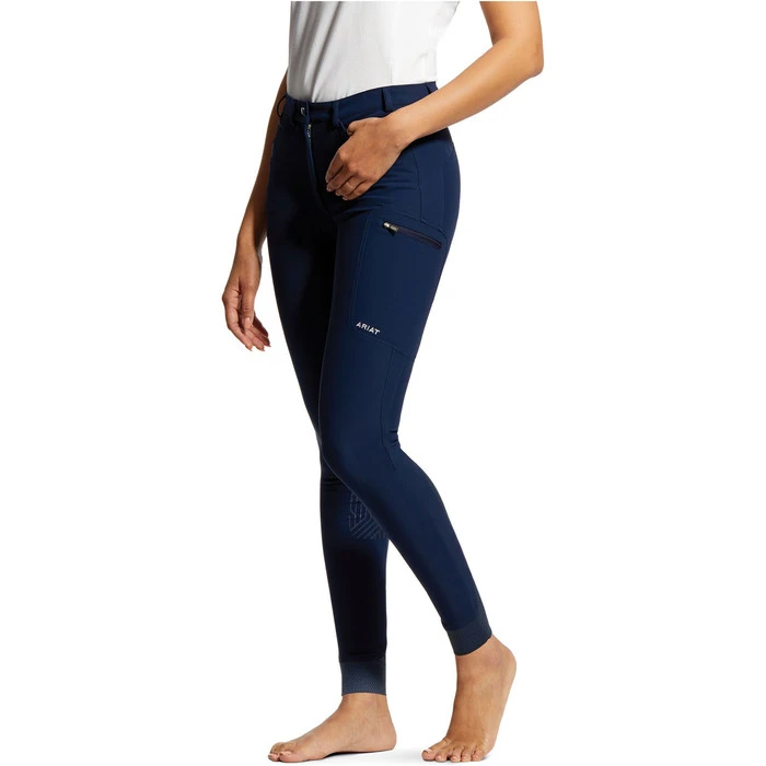 Ariat Womens Triton Grip Knee Patch Breeches 10030538 - Navy 1 Ariat Womens Triton Grip Knee Patch Breeches 10030538 - Navy