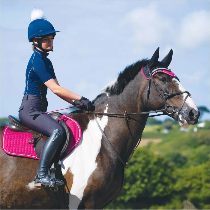 Woof Wear Close Contact Saddle Cloth - Berry Colour Berry 2 Woof Wear Close Contact Saddle Cloth - Berry Colour Berry - Image 2