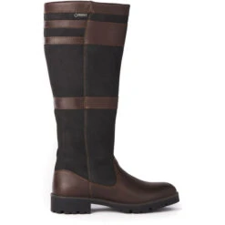 Dubarry Womens Longford Leather Boot Black / Brown -Equestrian Sports Store Dubarry Womens Longford Leather Boot Black Brown 3.700x700