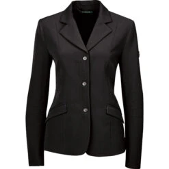 Dublin Womens Casey Tailored Riding Jacket - Black Colour Black