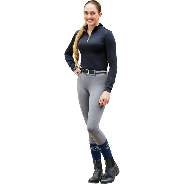 Dublin Womens Performance Flex Knee Patch Riding Tights 5927 - Charcoal Colour Charcoal 1 Dublin Womens Performance Flex Knee Patch Riding Tights 5927 - Charcoal Colour Charcoal