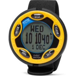 2022 Optimum Time OE Series 14R Rechargeable Jumbo Event Watch OE1465R - Yellow Colour Yellow