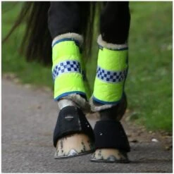 2022 Equisafety Polite Horse Leg Wraps POLLEG - Yellow