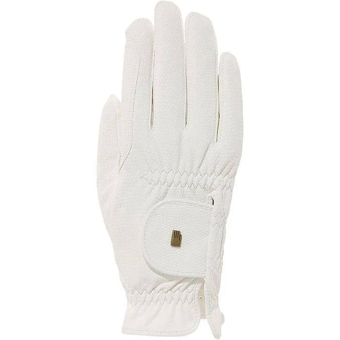 Roeckl Roeck-Grip Riding Gloves White 1 Roeckl Roeck-Grip Riding Gloves White