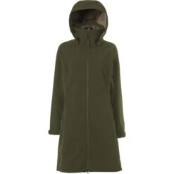 2022 Mountain Horse Womens Stella Softshell Parka 33250 - Green Colour Green