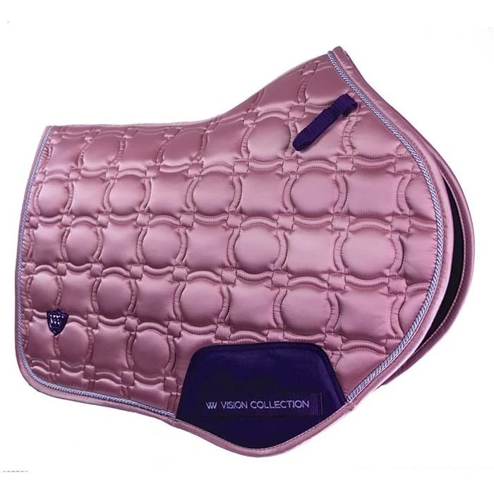 Woof Wear Vision Close Contact Saddle Pad - Rose Gold Colour Rose Gold 1 Woof Wear Vision Close Contact Saddle Pad - Rose Gold Colour Rose Gold