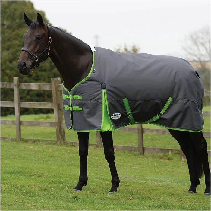 Weatherbeeta Comfitec Essential Medium Standard Neck Rug - Grey / Lime Colour Grey/Lime 1 Weatherbeeta Comfitec Essential Medium Standard Neck Rug - Grey / Lime Colour Grey/Lime