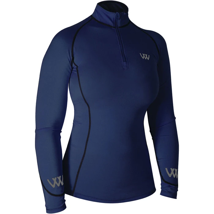 2022 Woof Wear Womens Performance Riding Shirt WA0001 - Navy Colour Navy 1 2022 Woof Wear Womens Performance Riding Shirt WA0001 - Navy Colour Navy