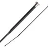 2023 Woof Wear Diamond 100cm Dressage Whip WH0015-BKSI-100 - Black / Silver