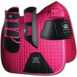 Woof Wear Dressage Saddle Cloth Berry 5 Woof Wear Dressage Saddle Cloth Berry -Equestrian Sports Store berry20set.700x700