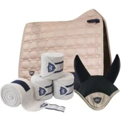 Woof Wear Vision Dressage Pad - Champagne Colour Champagne -Equestrian Sports Store champagne20set.700x700