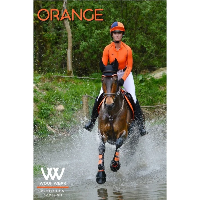 Woof Wear Dressage Saddle Cloth Orange 2 Woof Wear Dressage Saddle Cloth Orange - Image 2