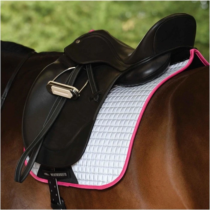 Weatherbeeta Reflective Prime Dressage Saddle Pad Silver / Pink 1007118 Colour Silver/pink 1 Weatherbeeta Reflective Prime Dressage Saddle Pad Silver / Pink 1007118 Colour Silver/pink